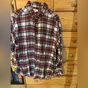 Croft and Barrow Flannel Shirt sz XXL